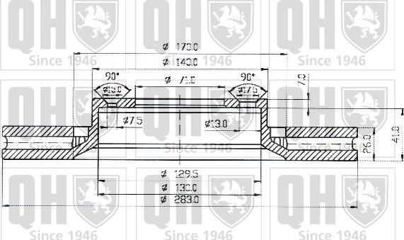 Quinton Hazell BDC4507 - Discofreno autozon.pro