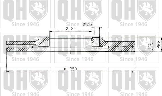 Quinton Hazell BDC4585 - Discofreno autozon.pro