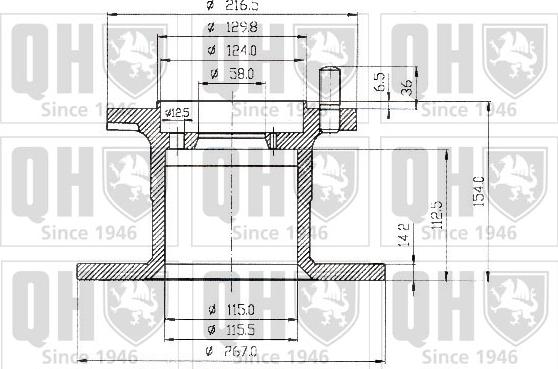 Quinton Hazell BDC4659 - Discofreno autozon.pro