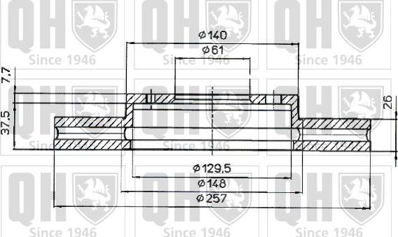 Quinton Hazell BDC4618 - Discofreno autozon.pro