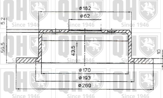 Quinton Hazell BDC4613 - Discofreno autozon.pro