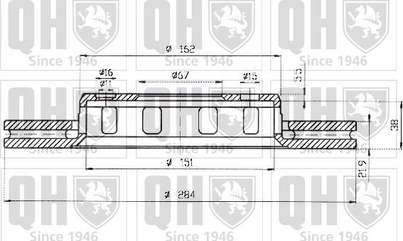 Quinton Hazell BDC4638 - Discofreno autozon.pro