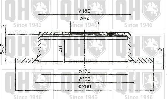 Quinton Hazell BDC4843 - Discofreno autozon.pro