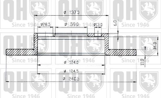 Quinton Hazell BDC4356 - Discofreno autozon.pro