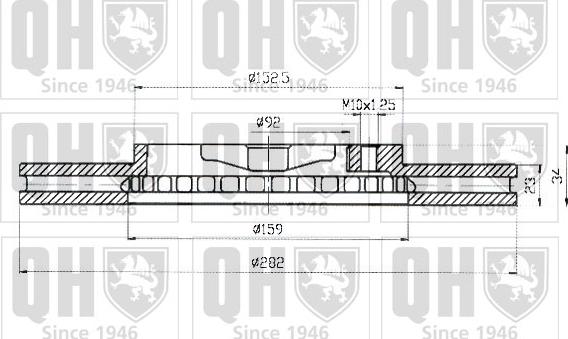 Quinton Hazell BDC4358 - Discofreno autozon.pro