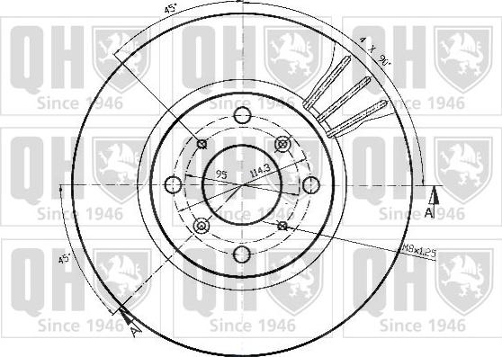 Quinton Hazell BDC4374 - Discofreno autozon.pro