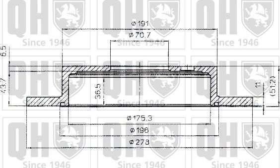 Quinton Hazell BDC4798 - Discofreno autozon.pro