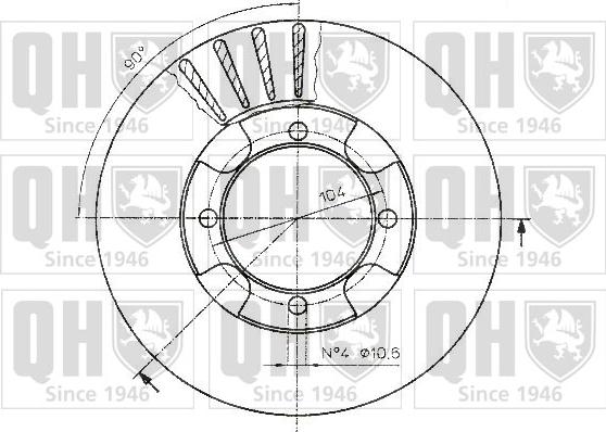 Quinton Hazell BDC4793 - Discofreno autozon.pro