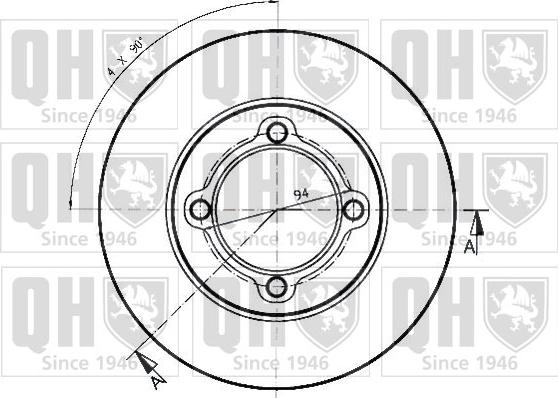 Quinton Hazell BDC4748 - Discofreno autozon.pro