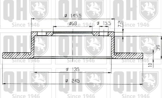 Quinton Hazell BDC4754 - Discofreno autozon.pro