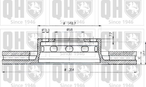 Quinton Hazell BDC4788 - Discofreno autozon.pro