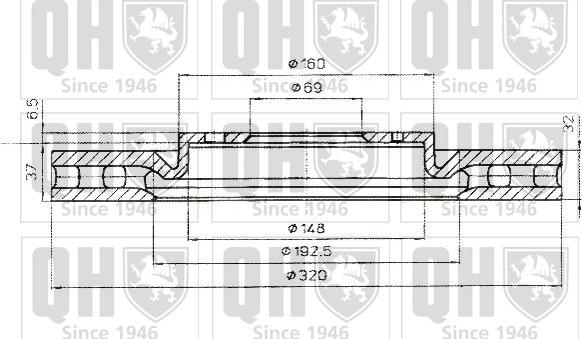 Quinton Hazell BDC5064 - Discofreno autozon.pro