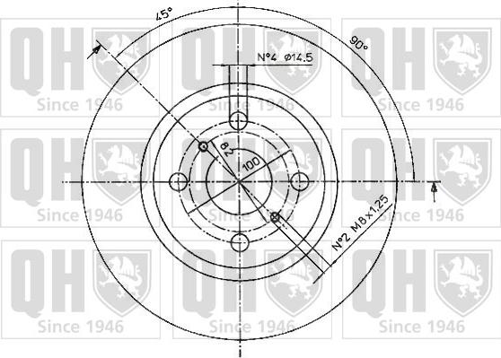 Quinton Hazell BDC5084 - Discofreno autozon.pro