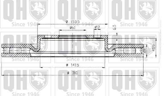 Quinton Hazell BDC5158 - Discofreno autozon.pro