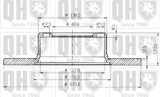 Quinton Hazell BDC1059 - Discofreno autozon.pro