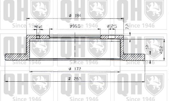 Quinton Hazell BDC3956 - Discofreno autozon.pro