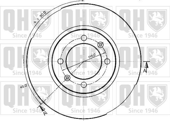 Quinton Hazell BDC3453 - Discofreno autozon.pro