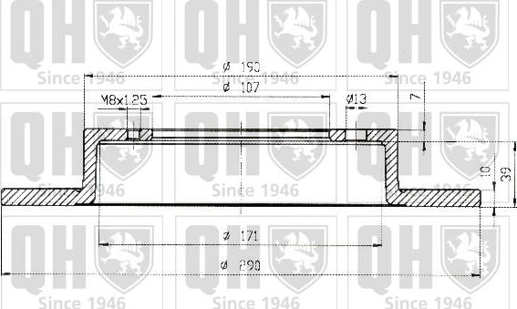 Quinton Hazell BDC3460 - Discofreno autozon.pro