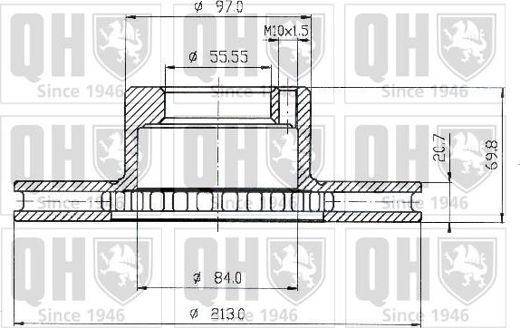 Quinton Hazell BDC3489 - Discofreno autozon.pro