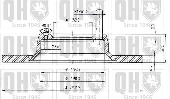 Quinton Hazell BDC3430 - Discofreno autozon.pro