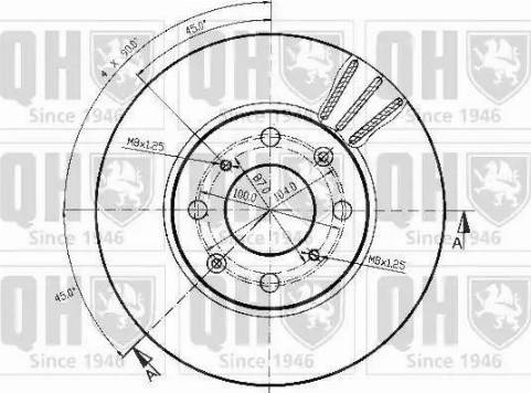 Quinton Hazell BDC3591 - Discofreno autozon.pro