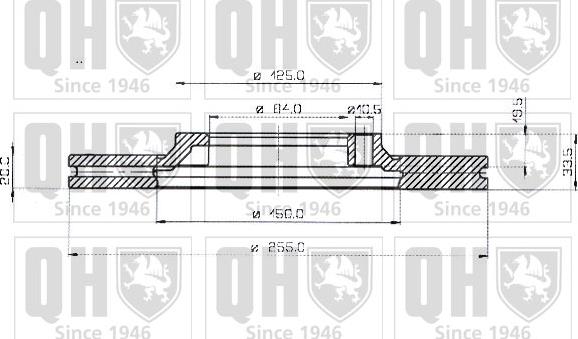 Quinton Hazell BDC3598 - Discofreno autozon.pro