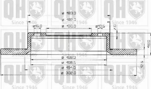 Quinton Hazell BDC3564 - Discofreno autozon.pro