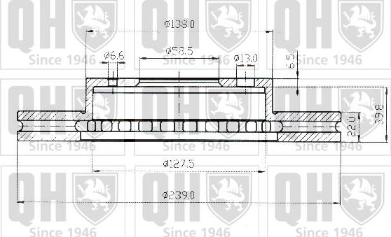 Quinton Hazell BDC3501 - Discofreno autozon.pro