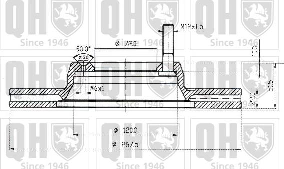 Quinton Hazell BDC3502 - Discofreno autozon.pro