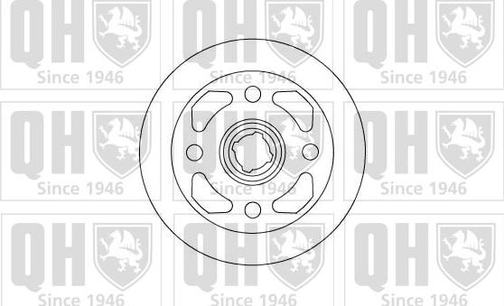 Quinton Hazell BDC3586 - Discofreno autozon.pro