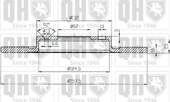 Quinton Hazell BDC3648 - Discofreno autozon.pro