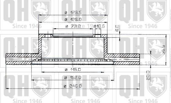 Quinton Hazell BDC3610 - Discofreno autozon.pro