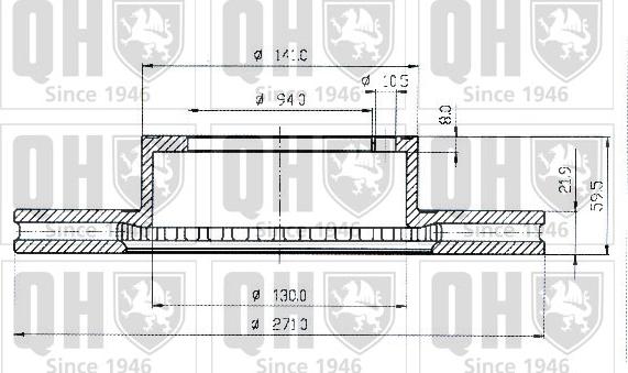 Quinton Hazell BDC3684 - Discofreno autozon.pro