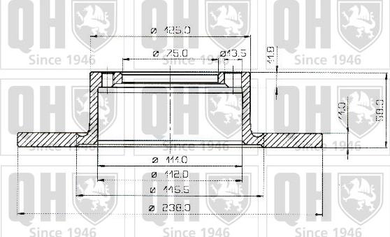 Quinton Hazell BDC3141 - Discofreno autozon.pro