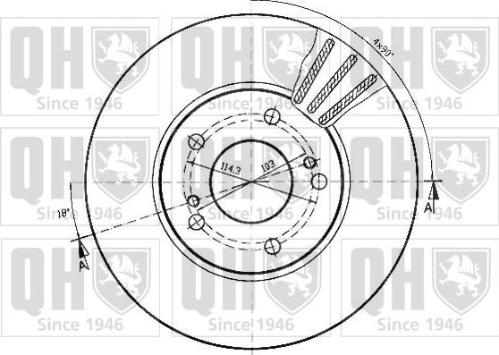 Quinton Hazell BDC3813 - Discofreno autozon.pro