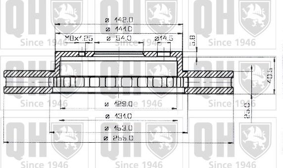 Quinton Hazell BDC3817 - Discofreno autozon.pro