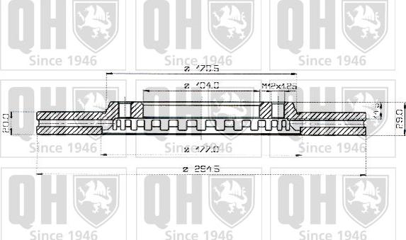 Quinton Hazell BDC3358 - Discofreno autozon.pro