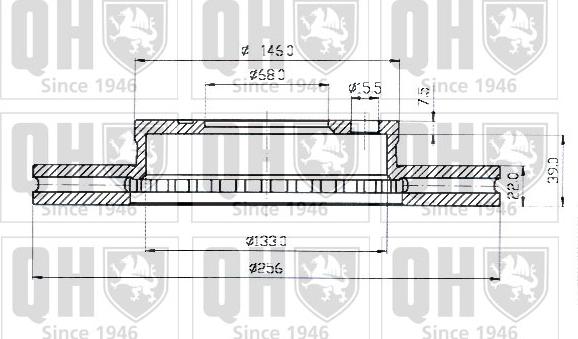 Quinton Hazell BDC3317 - Discofreno autozon.pro