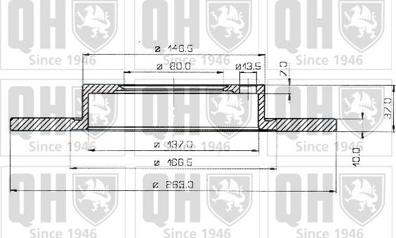 Quinton Hazell BDC3285 - Discofreno autozon.pro