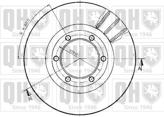 Quinton Hazell BDC3747 - Discofreno autozon.pro