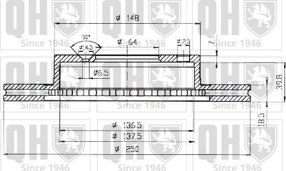 Quinton Hazell BDC3759 - Discofreno autozon.pro