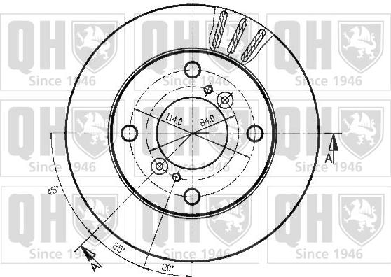 Quinton Hazell BDC3758 - Discofreno autozon.pro