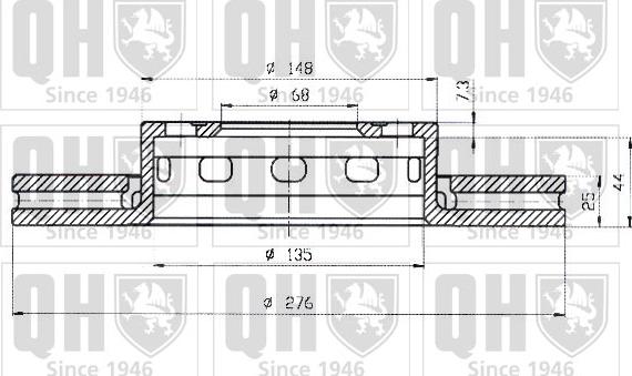 Quinton Hazell BDC3768 - Discofreno autozon.pro