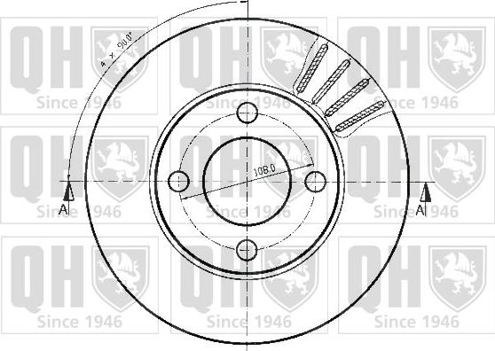 Quinton Hazell BDC3767 - Discofreno autozon.pro