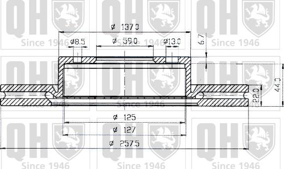 Quinton Hazell BDC3731 - Discofreno autozon.pro