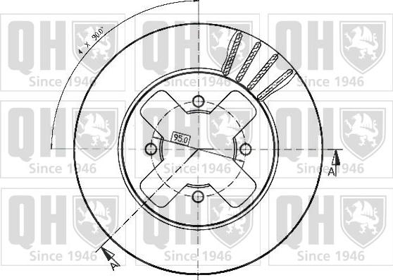 Quinton Hazell BDC3774 - Discofreno autozon.pro