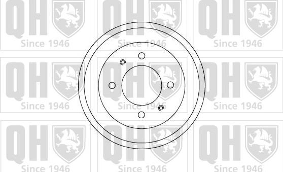 Quinton Hazell BDR453 - Tamburo freno autozon.pro