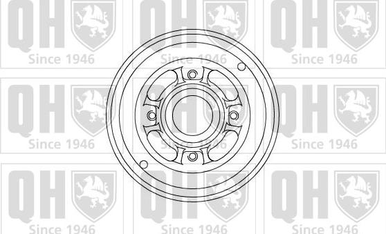 Quinton Hazell BDR439 - Tamburo freno autozon.pro