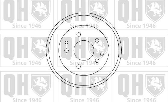 Quinton Hazell BDR534 - Tamburo freno autozon.pro