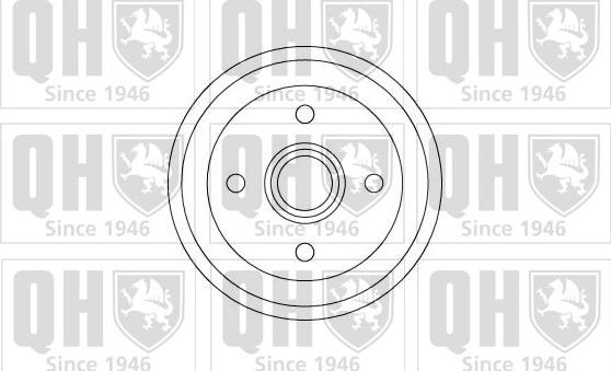 Quinton Hazell BDR533 - Tamburo freno autozon.pro